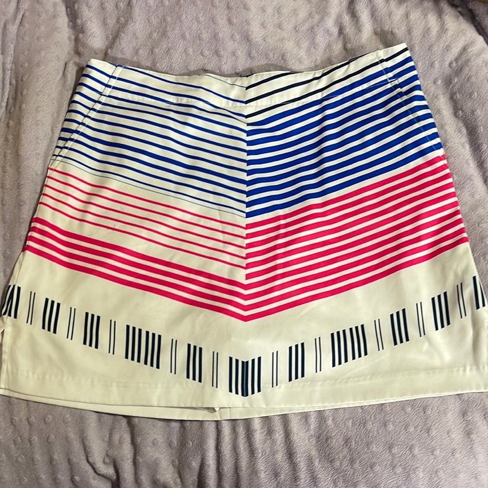 Lady Hagen golf skort royal blue white pink and navy blue!  Size 12.
